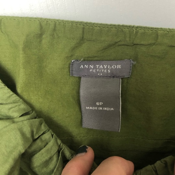 Ann Taylor Green Tank Top - Picture 3 of 3